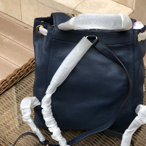 NWT Michael Kors studded leather backpack - Picture 3 of 8